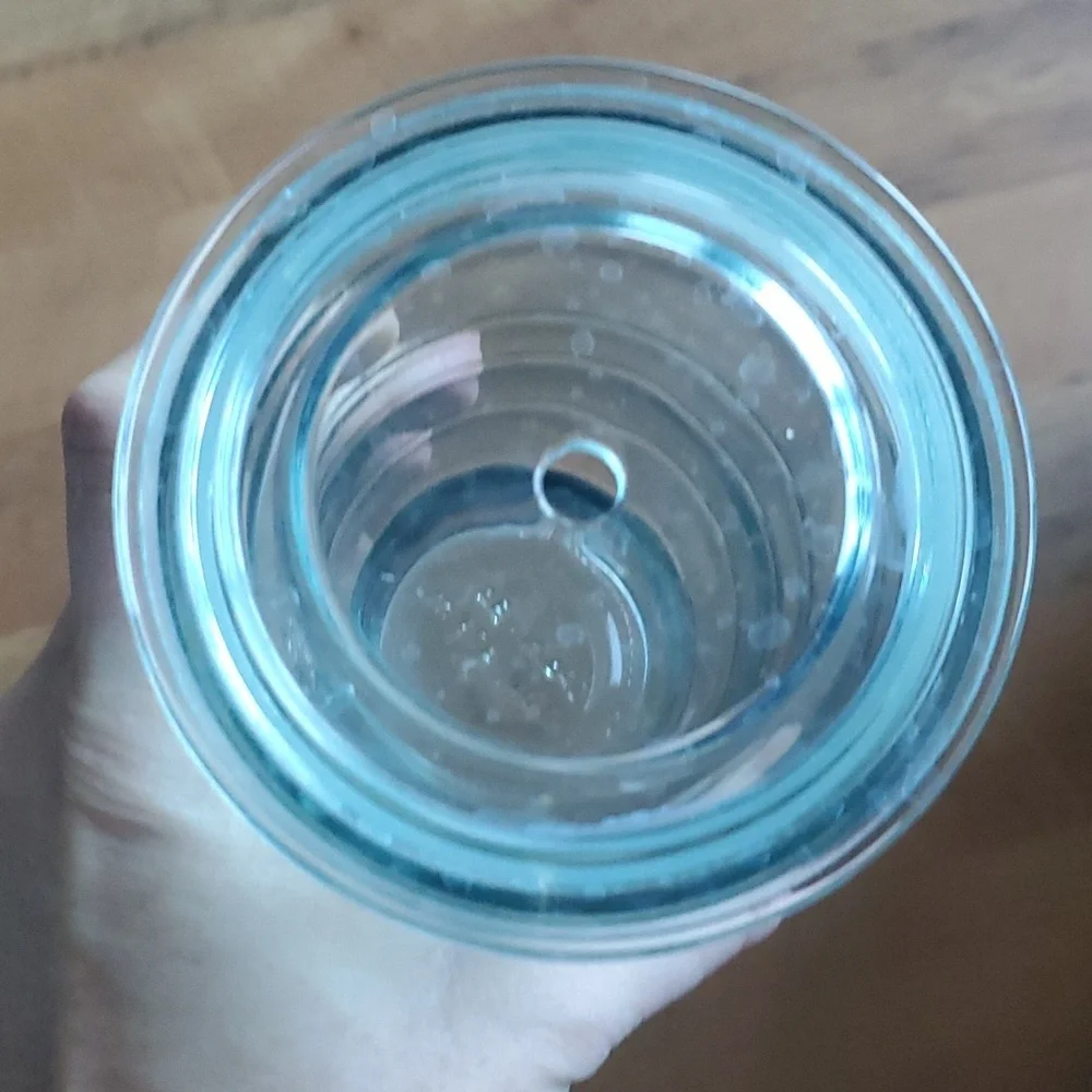 NWT Starbucks Green Recycled Glass‎ 16oz Grande Reusable Cup